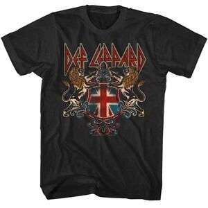 Def Leppard Lion Crest Vintage Music T Shirt